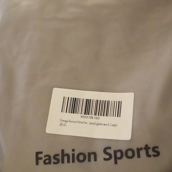 NWT - Fashion Sport Women's Boot Cut Yoga Pants 4 Pockets Workout Pants -Size XL - Picture 6 of 8